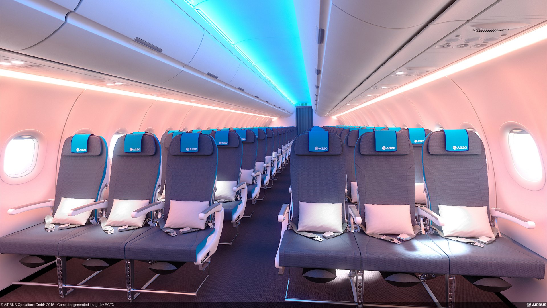 Visite du Mock up Center Airbus