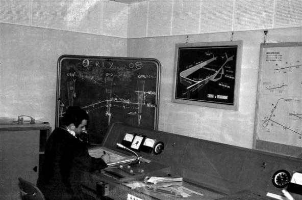 Salle de simulation de contrôle aérien - 1966