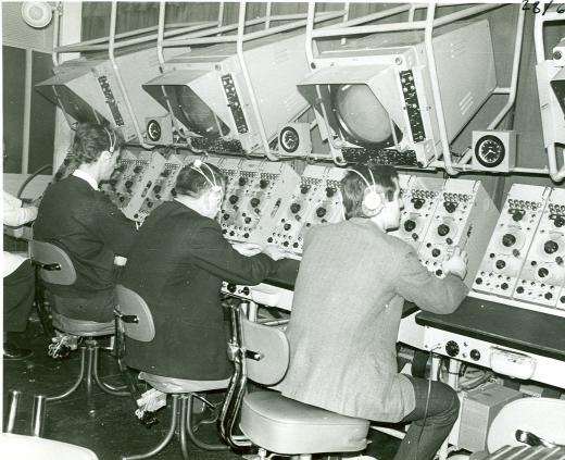 Simulation de contrôle radar - 1968