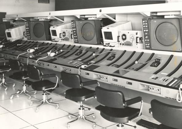 Salle de contrôle radars - 1968