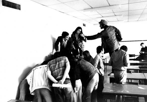 Inter-cours amphi Daurat - 1974