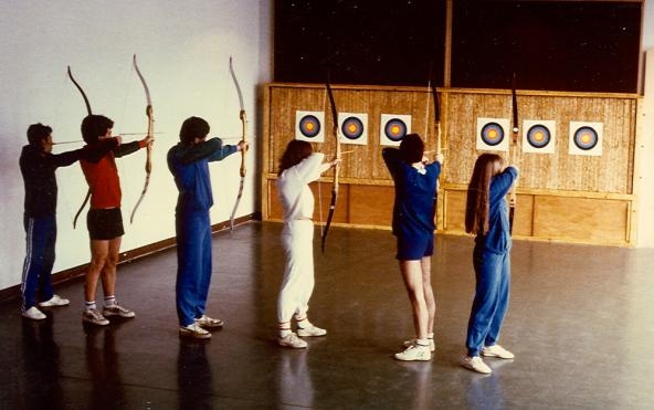 Cours de tir à l'arc - 1989